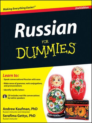 cover image of Russian For Dummies